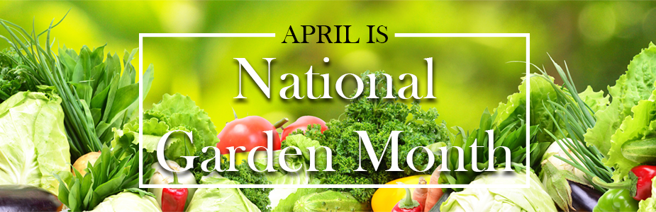 garden vegetables, text, garden month