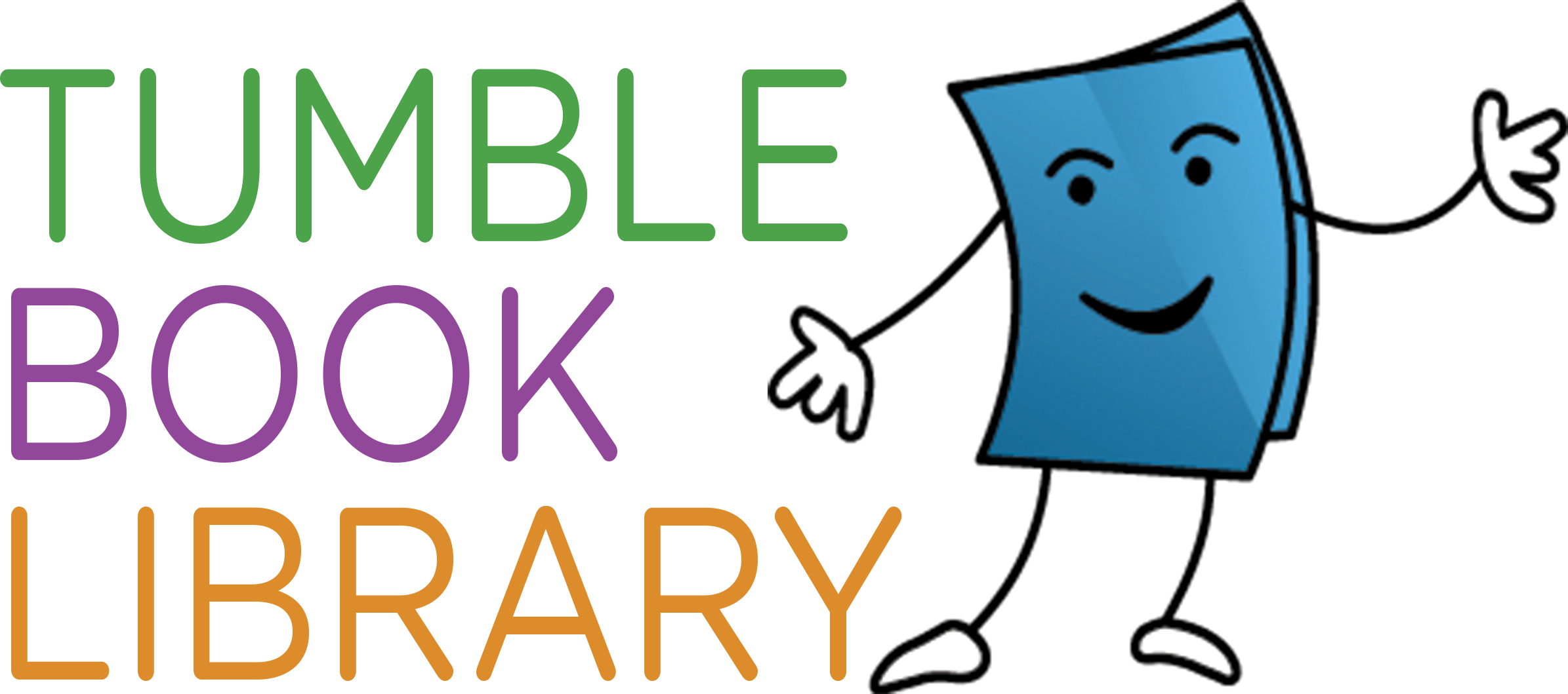 Tumble Book Library logo.